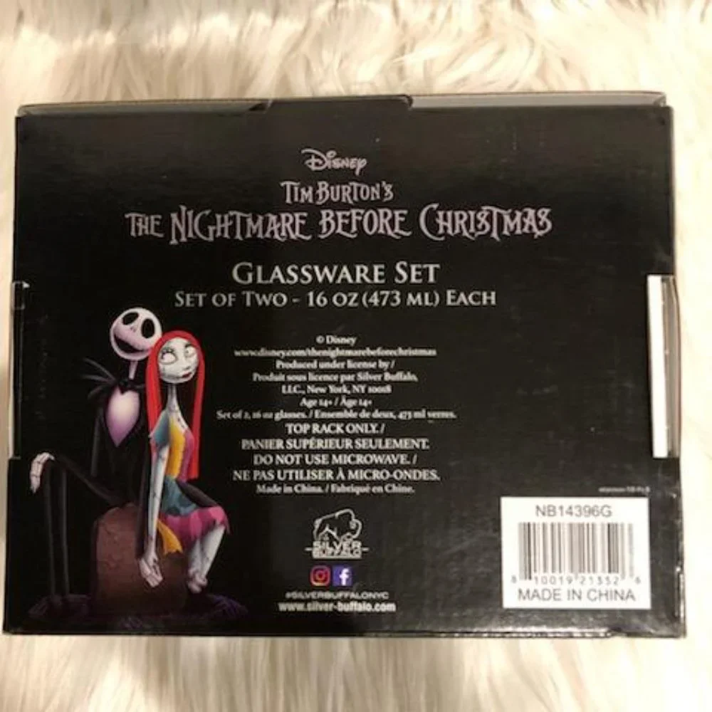 Nightmare Before Christmas Glassware Set